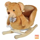Rocking Animal Bear Baby Bouncer - Light Kid Toy for Play and Activity
