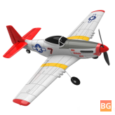 Eachine Mini Mustang P-51D 761-5 EPP 400mm Wingspan 2.4G 6-Axis Gyro RC Airplane Trainer with One Key Return