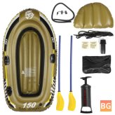 3-Layer PVC Inflatable Fishing Kayak for 2/3 People
