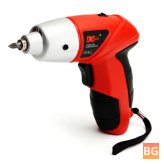 DCTools® 4.8V LED Electric Screwdriver - Cordless Power Drill