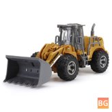 5CH RC Excavator Truck with LED Lights for Kids' Construction Play