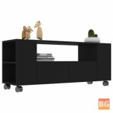 TV Cabinet - Black 47.2