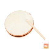Orff Musical Instrument - Wooden Sheepskin Hand Drum