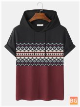 Ethnic Hooded T-Shirt for Men