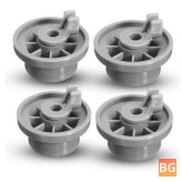 Bosch 4pcs Dishwasher Wheel Roller for Lower Rack
