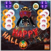 Halloween Balloon - Spider Ghost Bat Balloon - Ghost Festival - Happy Halloween Letter Decoration Ball