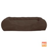 Padded Dog Bed with Cushions - 75x58x18 cm