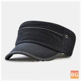 Cotton Casual Outdoor Military Cap - Flat Top