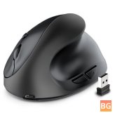 Wireless Ergonomic Mouse with Adjustable DPI and Rechargeable Battery