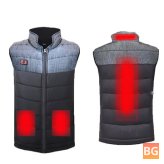 Men's Heat Vest - USB Charging, Heat, and Cold Weather Jacket