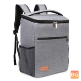 25L Insulated Waterproof Cooling Backpack - Gray