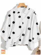 Casual Dot Print Shirt