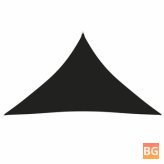 Triangular Sun Shade 3x3x4.24m Oxford Fabric Black