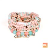 Women's Bracelet with Rhinestone Beads