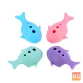 Wash Holder Brushes for Makeup - Cute Whale shaped