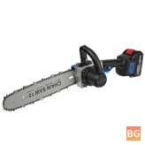 12" Cordless Electric Chain Saw with 1/2pcs Battery