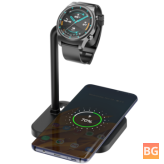 Qi Wireless Charger Dock Stand for iPhone 12 11 XR Galaxy Note 8 9 Airpods 2 3 4