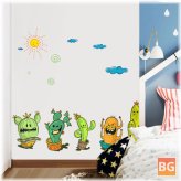 Miico FX64044 Children's Room Decorative Wall Sticker - Cartoon Stickers