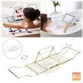 Stainless steel bathroom accessory tray for iPad - small gadgets
