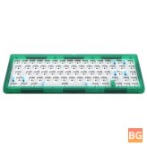 TeamWolft CIY GAS67 Mechanical Keyboard - Customized Kit with 67 Keys, Macro Programming, RGB Backlit, 3/5-Pin Switch Gasket, PCB Mounting Plate