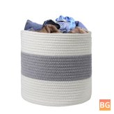 Organizing Basket for Cotton Woven Storage - Flower Pot Vase