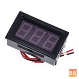 0.56" LED Digital Voltmeter with Reverse Connection Protection