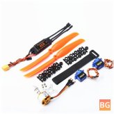 A2208 9g Servo+8060/6035 Propeller RC Power Combo System for RC Airplane