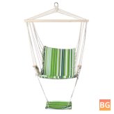 Comfortable Cotton Hammock Swing for Indoor/Outdoor Use (150kg max load)