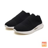 Mesh Sneakers - Men's - Slip-On Soft Casual Running Shoes