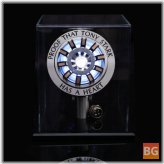 1:1 Scale Tony Arc Reactor LED Lamp - With Display Stand Cover