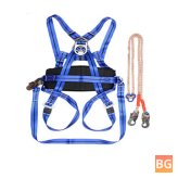 Blue Safety Harness for Climbing - Camping