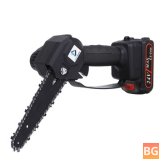 Woodworking Tool with Chain Saw and Battery