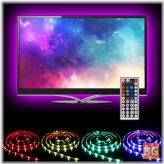 TV Light Strip with RGB Backlight and 44 Keys Remote Control