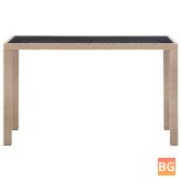 Garden Table - Gray 48.4"x23.6"x29.1