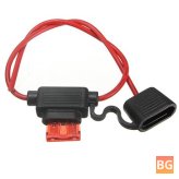 Waterproof Blade Fuse Holder with Replacement Fuses (6-32V, 10-30A)