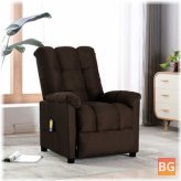 Recliner in Brown Fabric