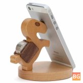 Coin Holder for Cell Phone - Lovely Wooden