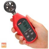 UT363 Pocket Anemometer with Temperature Tester