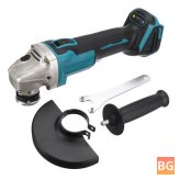 Drillpro 4-Speed Regulated Angle Grinder - Brushless Electric Grinder for Makiita Battery