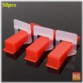Ceramic Tile Spacer Clips - 50pcs