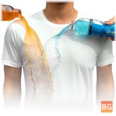 Short Sleeve T-Shirt with Hydrophobic Waterproof Technology
