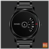 SKMEI 1260 Fashion Men's Watch with Waterproof Stainless Steel Strap and Quartz Time Display