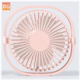 3-Portable Fan with Cooling Modes 360-degree Viewing Noisy Design