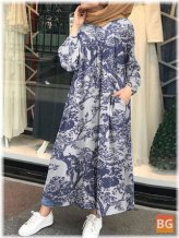 Muslim Maxi Dress with Side Pockets