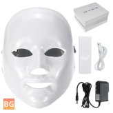 110-240V 7 Color LED Light Photon Face Mask Rejuvenation Skin Facial Therapy Wrinkle & RC