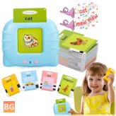 Audible Letter Machine with Flash Cards for Early Education
