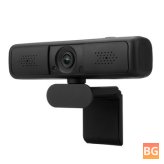 ELE 2K HD 1440P Webcam with Auto-Focus and Stereo Microphone