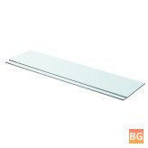 Panel Glass with Clear Shelf