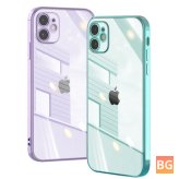 iPhone 12 Case - Soft TPU Protective Case with Lens Protector
