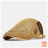 Mesh Breathable Casual Cap with Contrast Colors